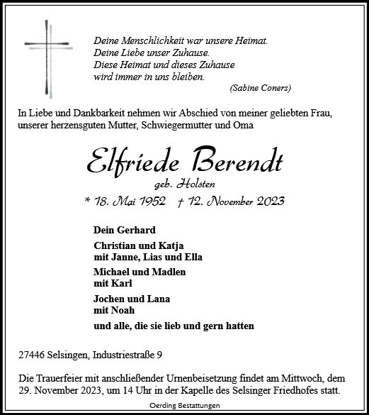 Elfriede Berendt