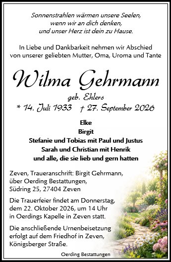 Wilma Gehrmann