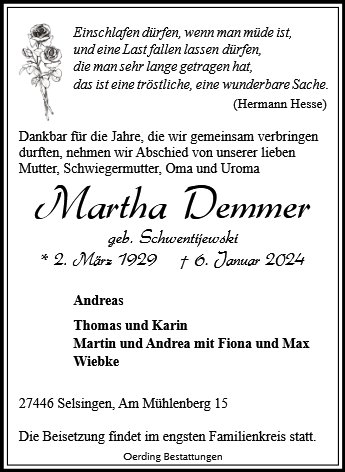 Martha Demmer