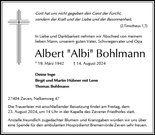 Albert Bohlmann