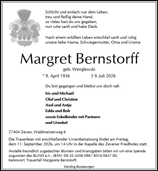 Margarete Bernstorff