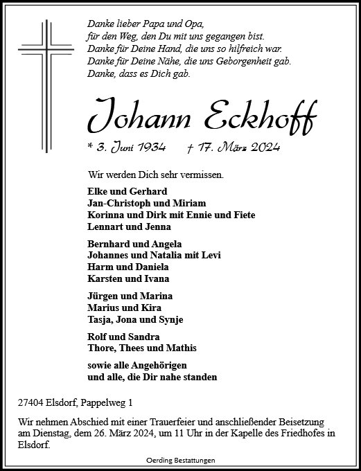 Johann Eckhoff