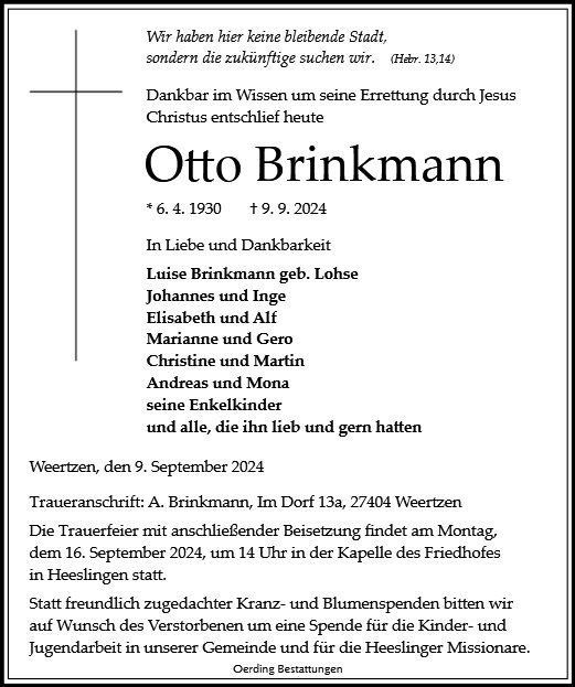 Otto Brinkmann