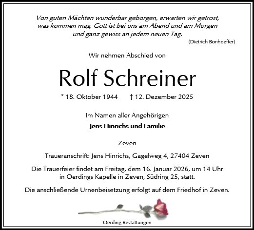 Rolf Schreiner