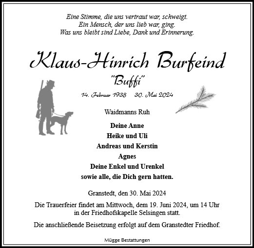 Klaus Hinrich Burfeind