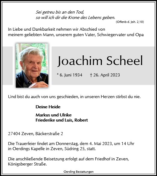 Joachim Scheel