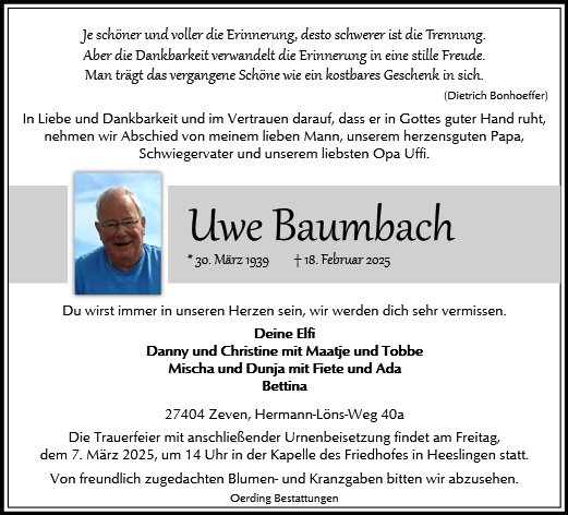 Uwe Baumbach