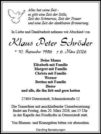 Klaus Peter Schröder