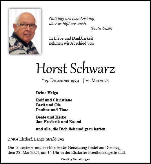 Horst Schwarz