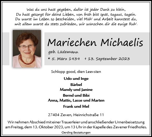 Mariechen Michaelis