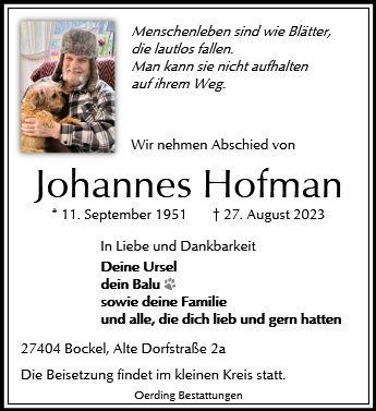 Johannes Hofman