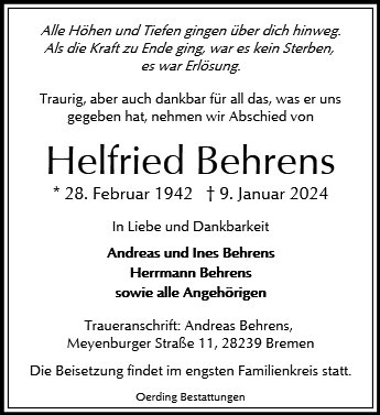Helfried Behrens
