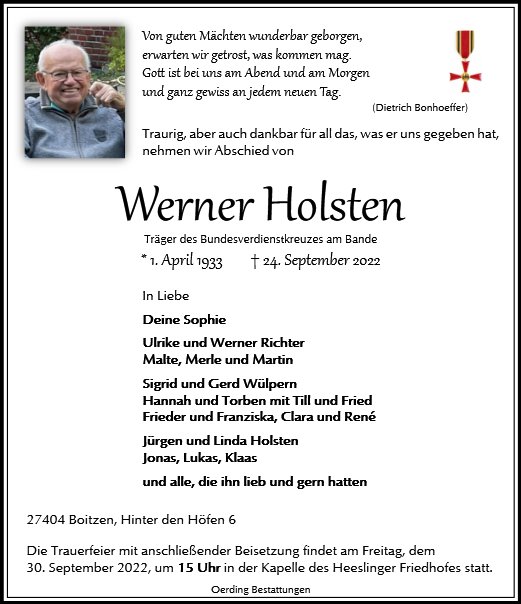 Werner Holsten