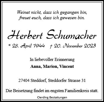 Herbert Schumacher