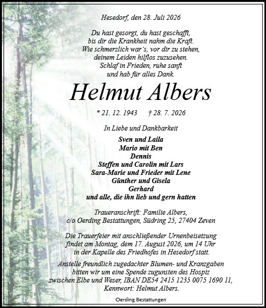Helmut Albers
