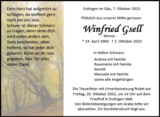 Winfried Gsell