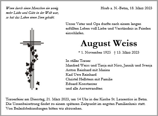August Weiss