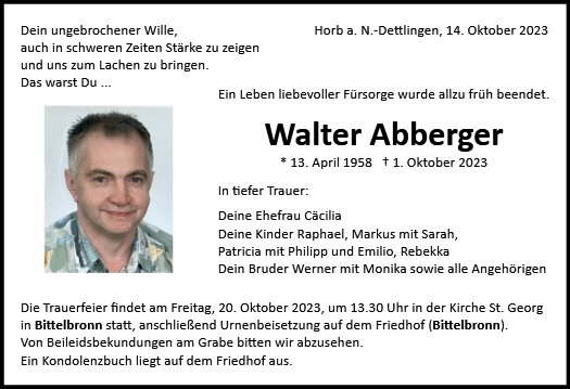 Walter Abberger
