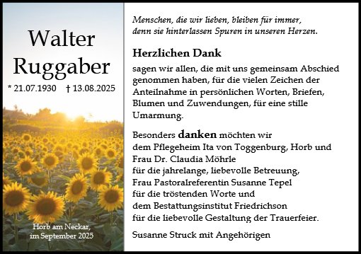 Walter Ruggaber