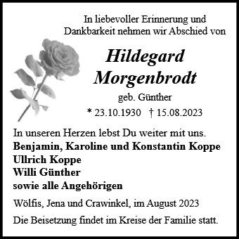 Hildegard Morgenbrodt