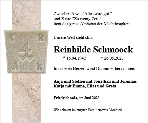 Reinhilde Schmoock