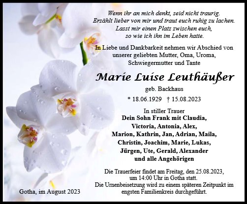 Marie Luise Leuthäußer