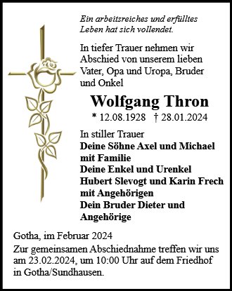 Wolfgang Thron