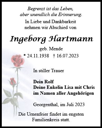Ingeborg Hartmann