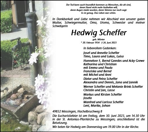 Hedwig Scheffer