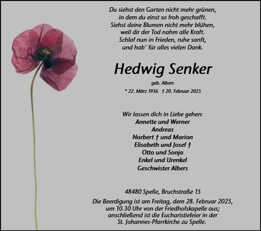 Hedwig Senker