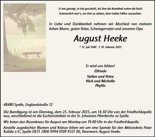 August Heeke