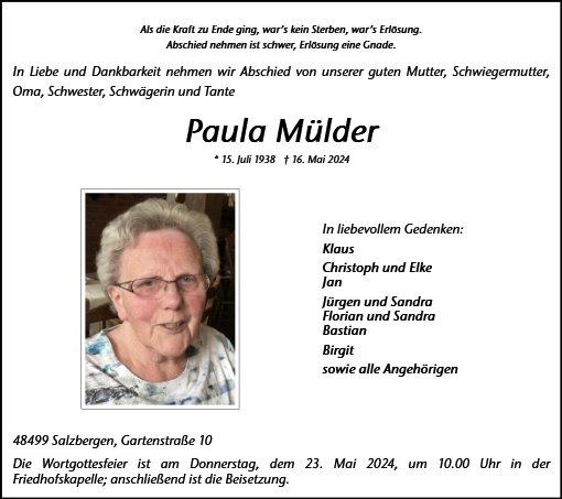 Paula Mülder