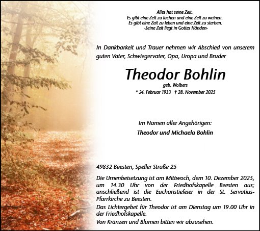 Theodor Bohlin