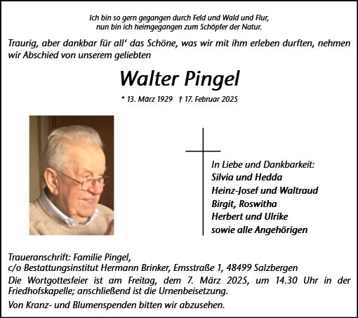 Walter Pingel