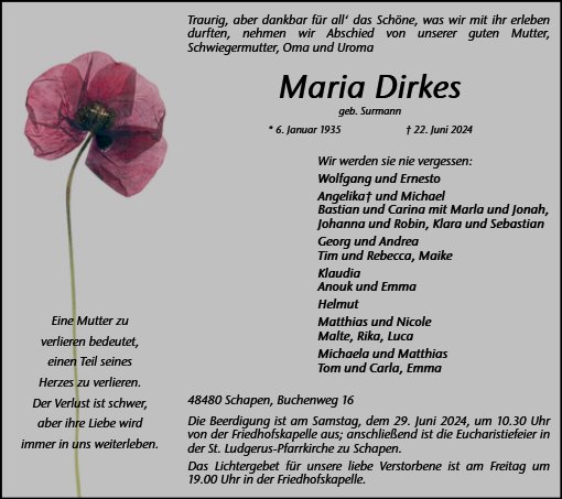 Maria Dirkes