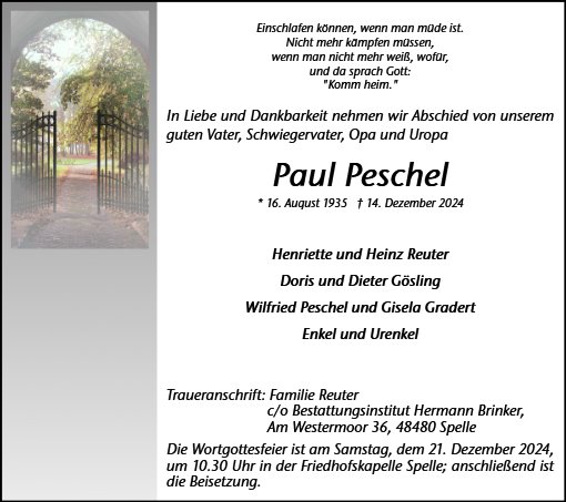 Paul Peschel