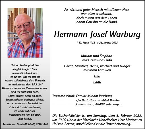 Hermann Josef Warburg