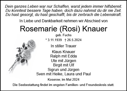 Rosemarie Knauer