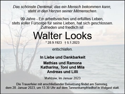 Walter Looks