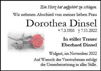 Dorothea Dinsel