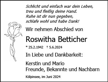 Roswitha Betticher