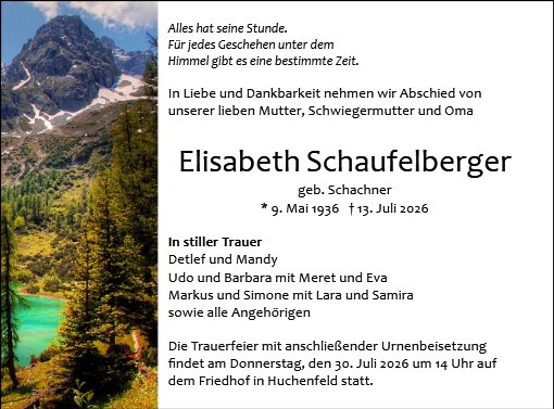 Elisabeth Schaufelberger