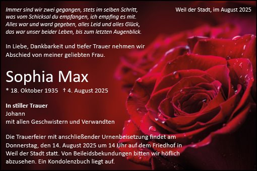 Sophia Max