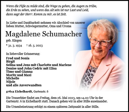 Magdalene Schumacher
