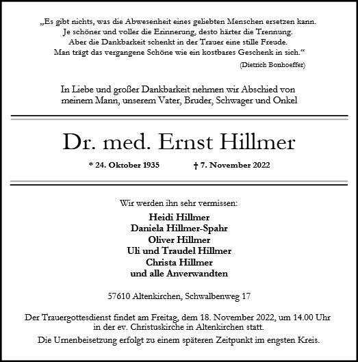 Ernst Hillmer