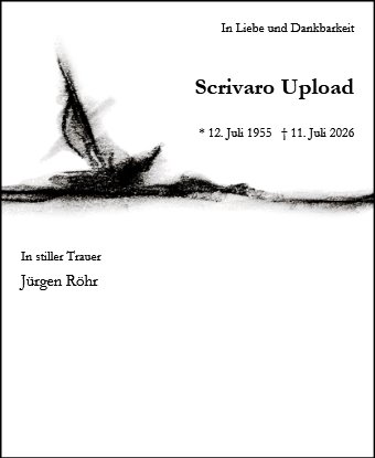 Scrivaro Upload