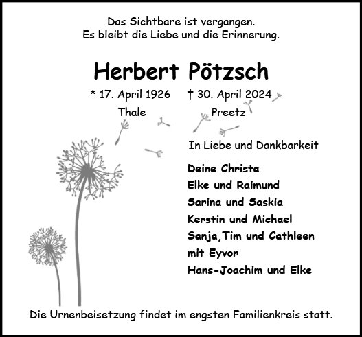 Herbert Pötzsch