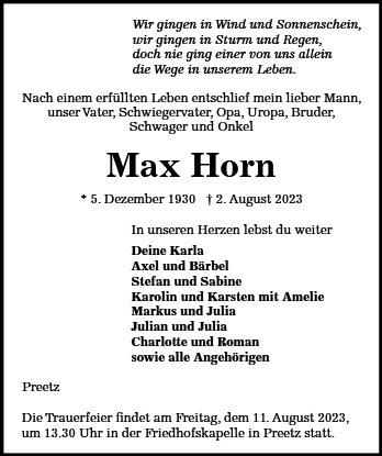 Max Horn