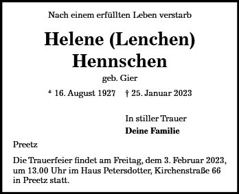 Helene Hennschen