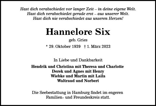 Hannelore Six